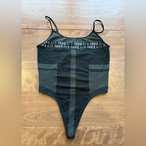 Nike Air Black and Gray Women’s Bodysuit